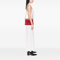 Small Dollar Calf Interlocking G Satchel