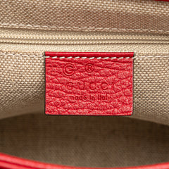 Small Dollar Calf Interlocking G Satchel