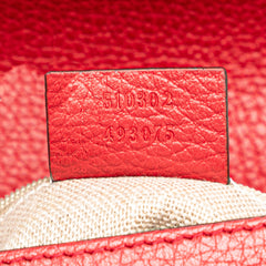 Small Dollar Calf Interlocking G Satchel