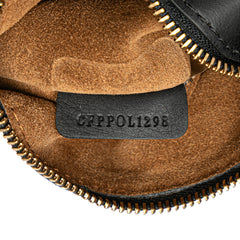 Bicolor Calfskin Grommet Hobo