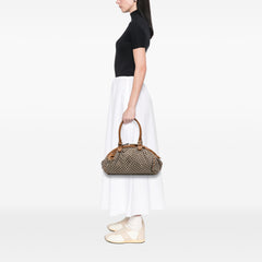 Diamante Canvas Sukey Satchel