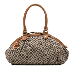 Diamante Canvas Sukey Satchel