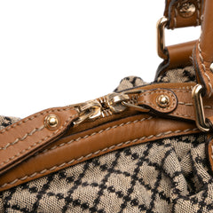 Diamante Canvas Sukey Satchel