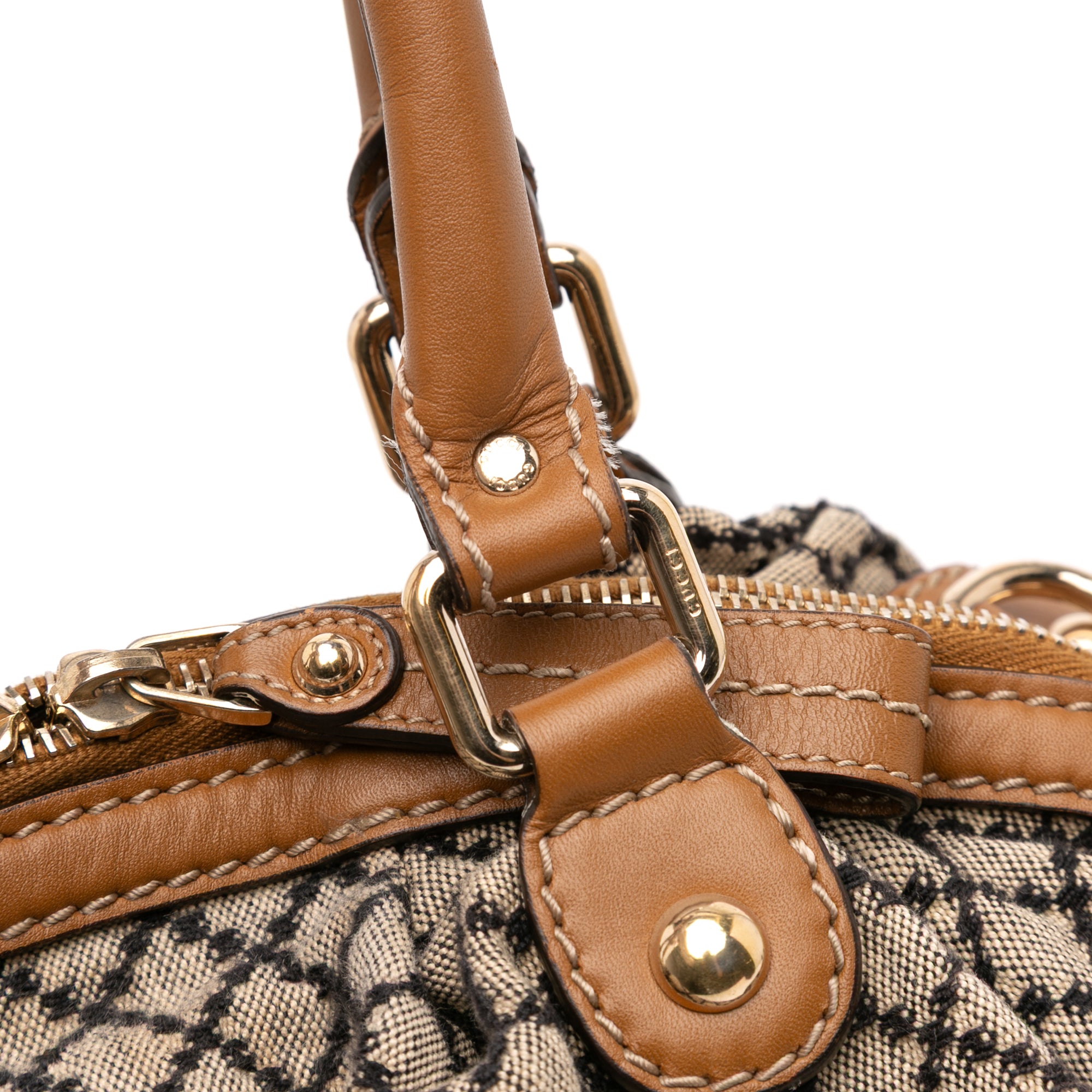 Diamante Canvas Sukey Satchel