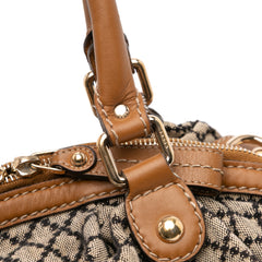 Diamante Canvas Sukey Satchel