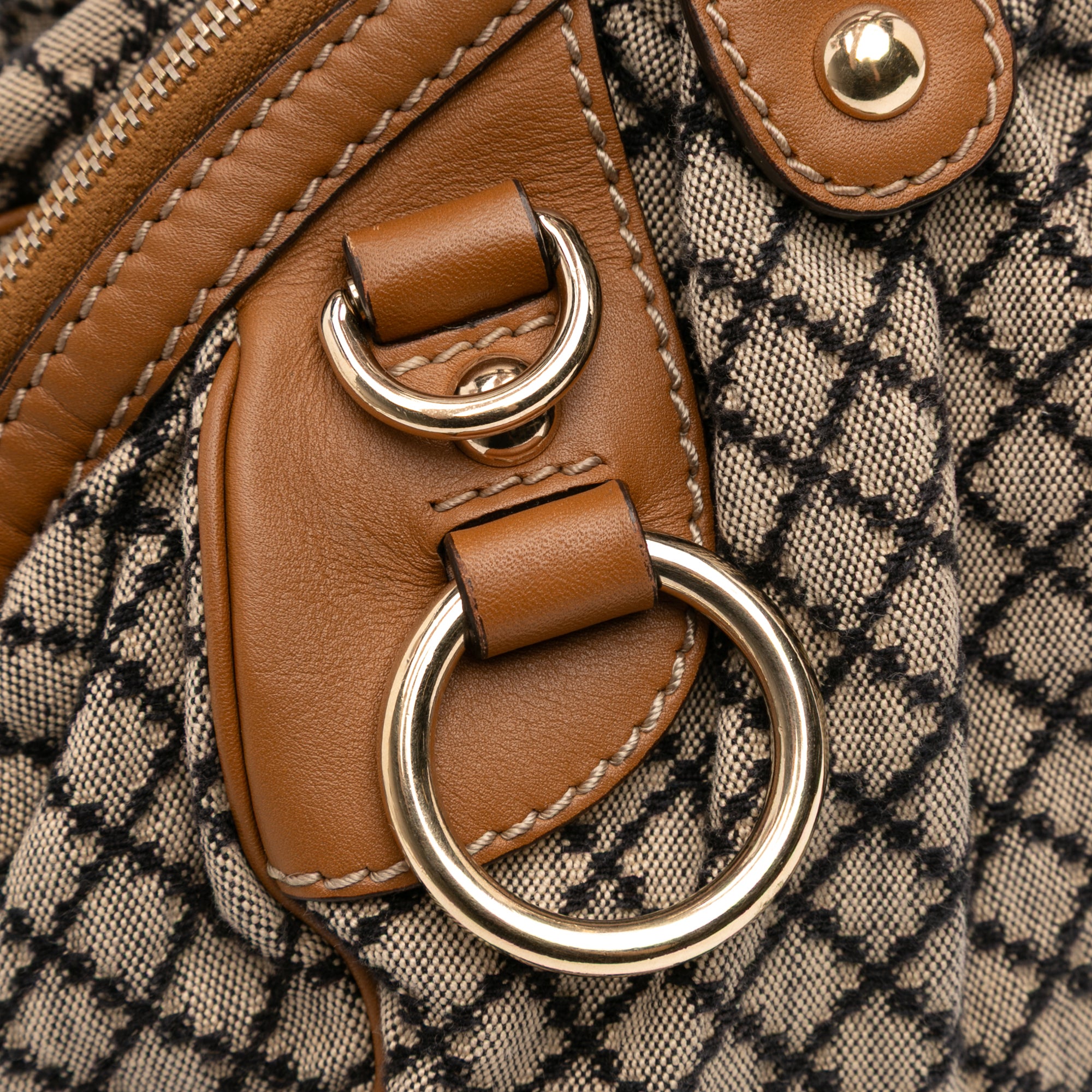 Diamante Canvas Sukey Satchel