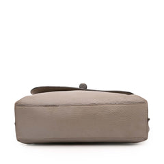 Small Leather Bamboo Daily Satchel