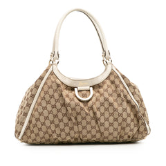 Large GG Canvas Abbey D Ring Shoulder Bag