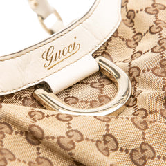 Large GG Canvas Abbey D Ring Shoulder Bag