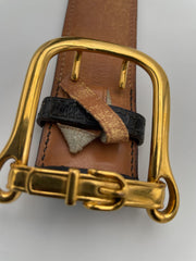 Hermes Buckle Belt Canvas
