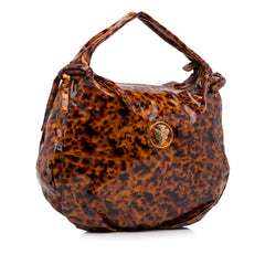 Medium Patent Tortoise Shell Hysteria Hobo_1