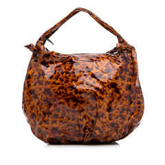 Medium Patent Tortoise Shell Hysteria Hobo_2