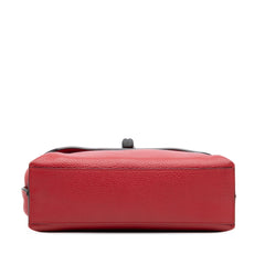 Small Leather Bamboo Daily Satchel