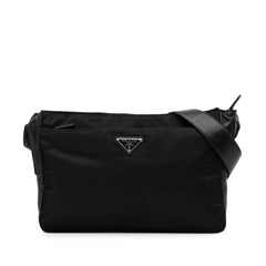 Tessuto Zip Top Shoulder Bag