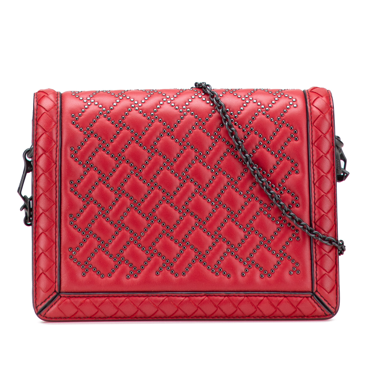 Nappa Intrecciato Microstud Montebello Crossbody