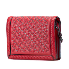 Nappa Intrecciato Microstud Montebello Crossbody