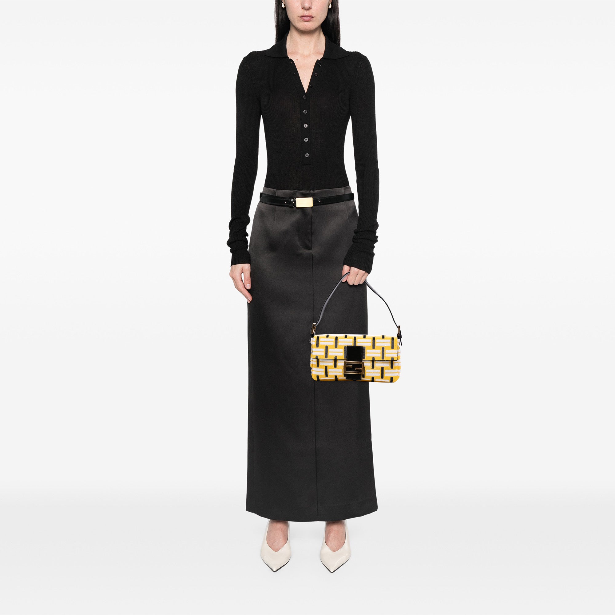 Medium Sequin Baguette