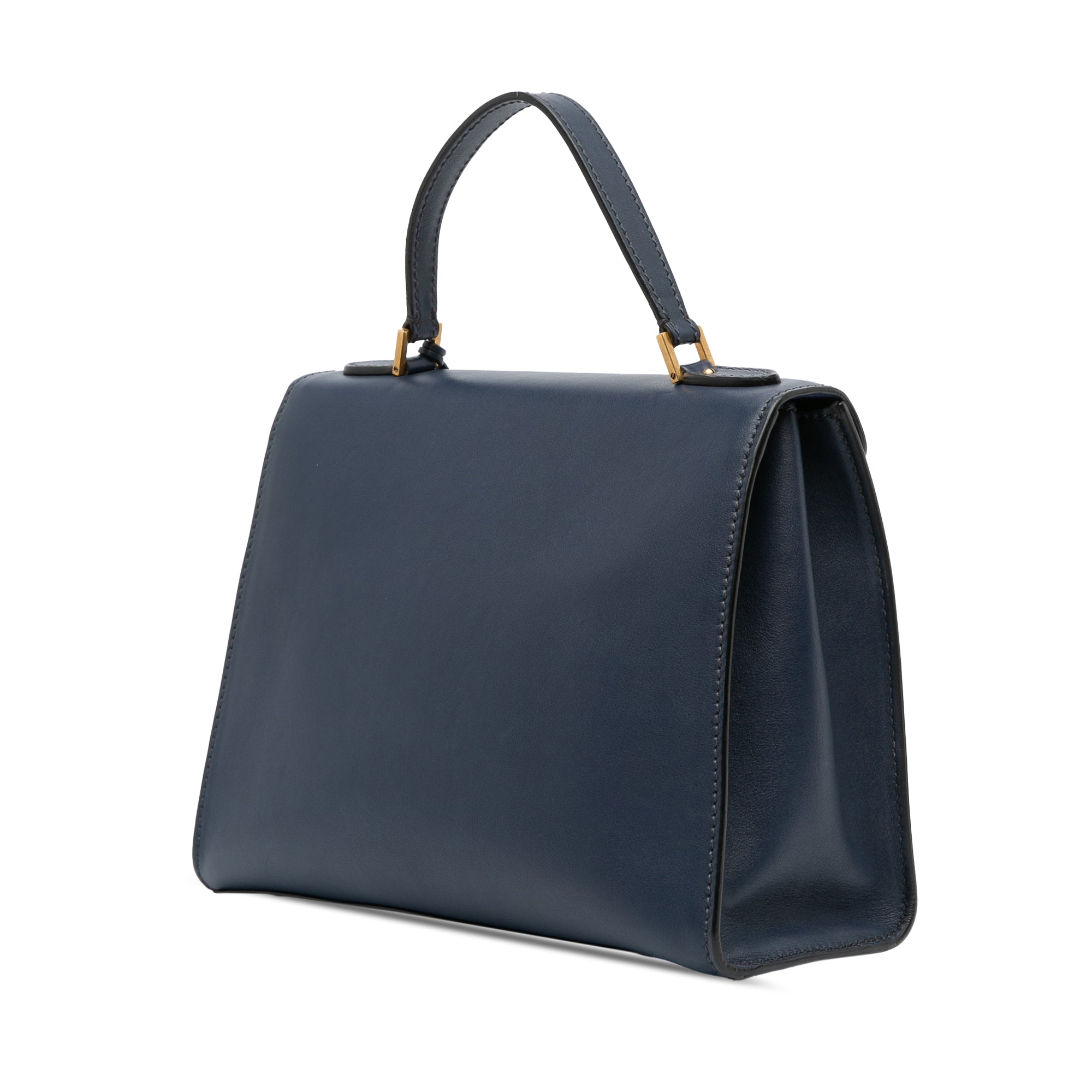 Leather DiorAddict Top Handle Bag