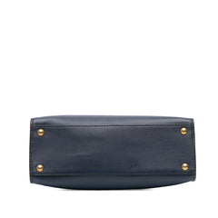 Leather DiorAddict Top Handle Bag