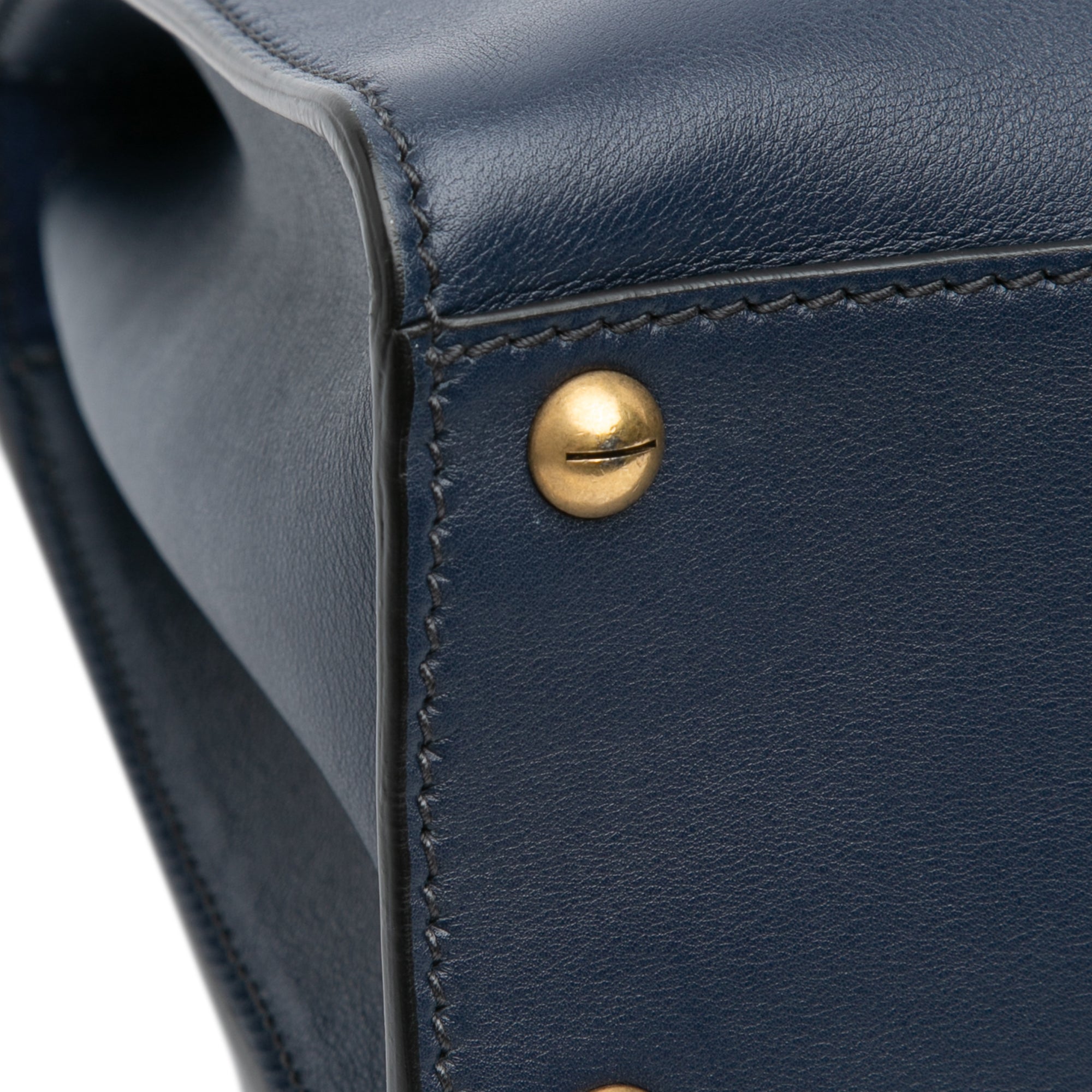 Leather DiorAddict Top Handle Bag