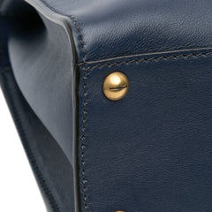 Leather DiorAddict Top Handle Bag