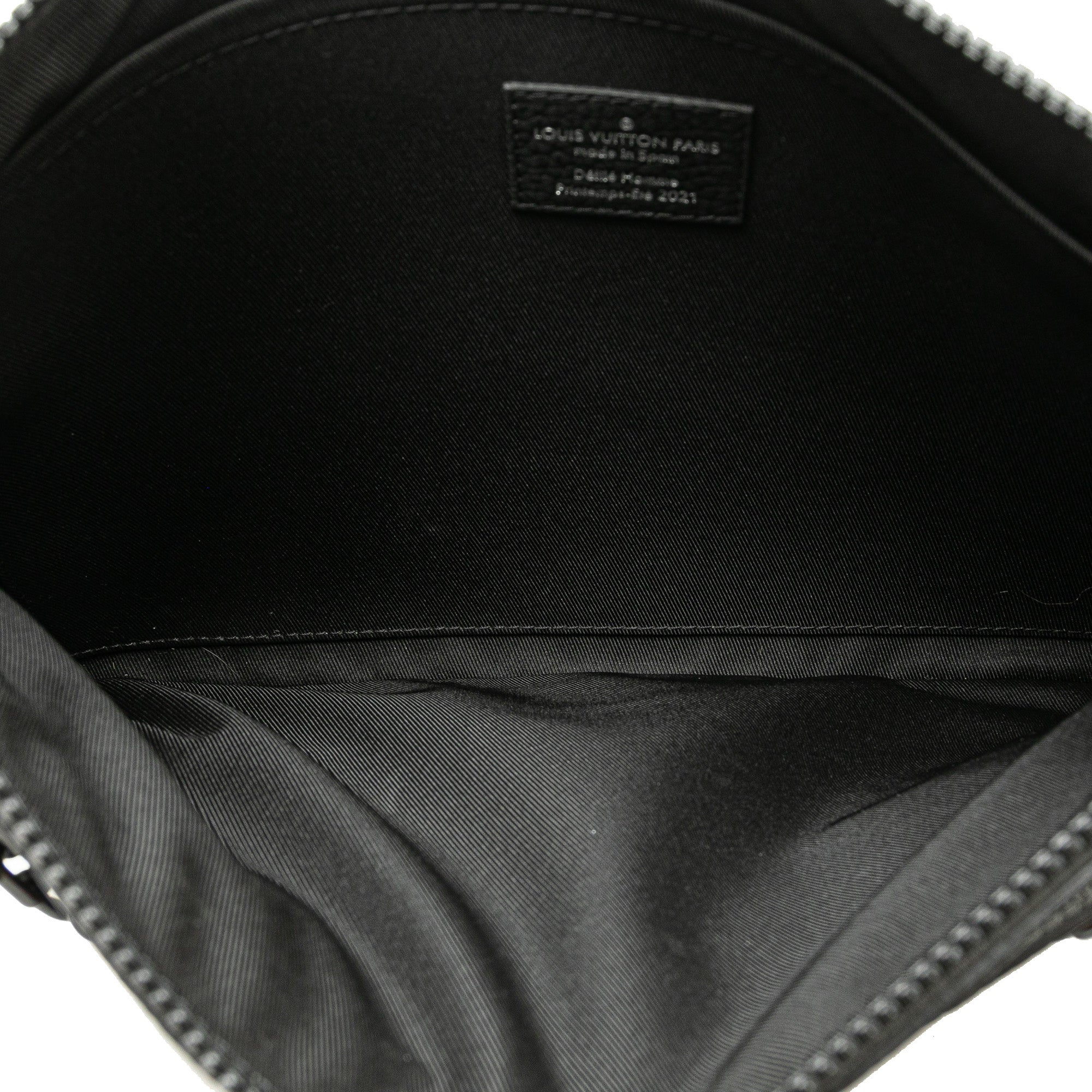 Virgil Abloh Monogram Taurillon Zoom With Friends A4 Pouch