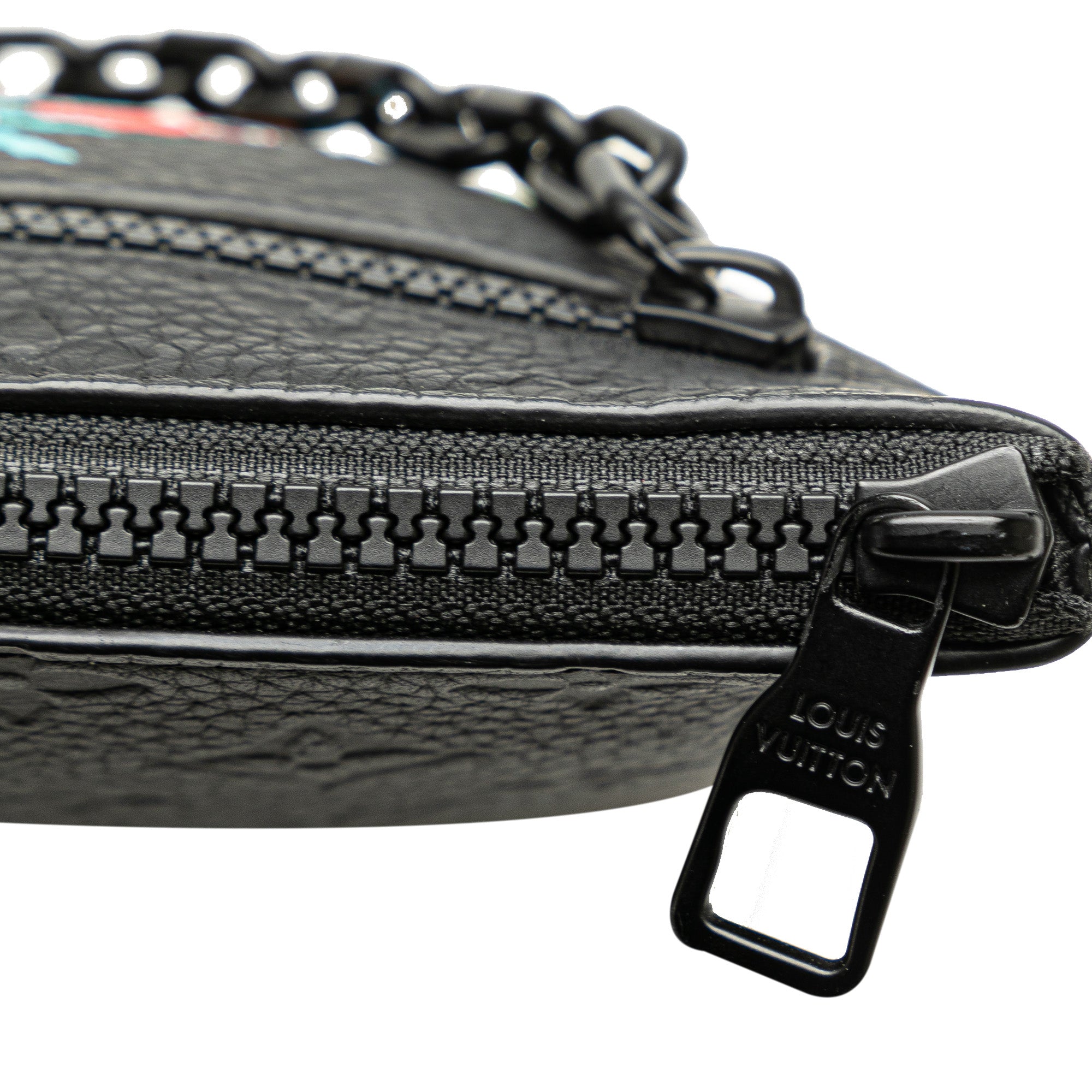 Virgil Abloh Monogram Taurillon Zoom With Friends A4 Pouch