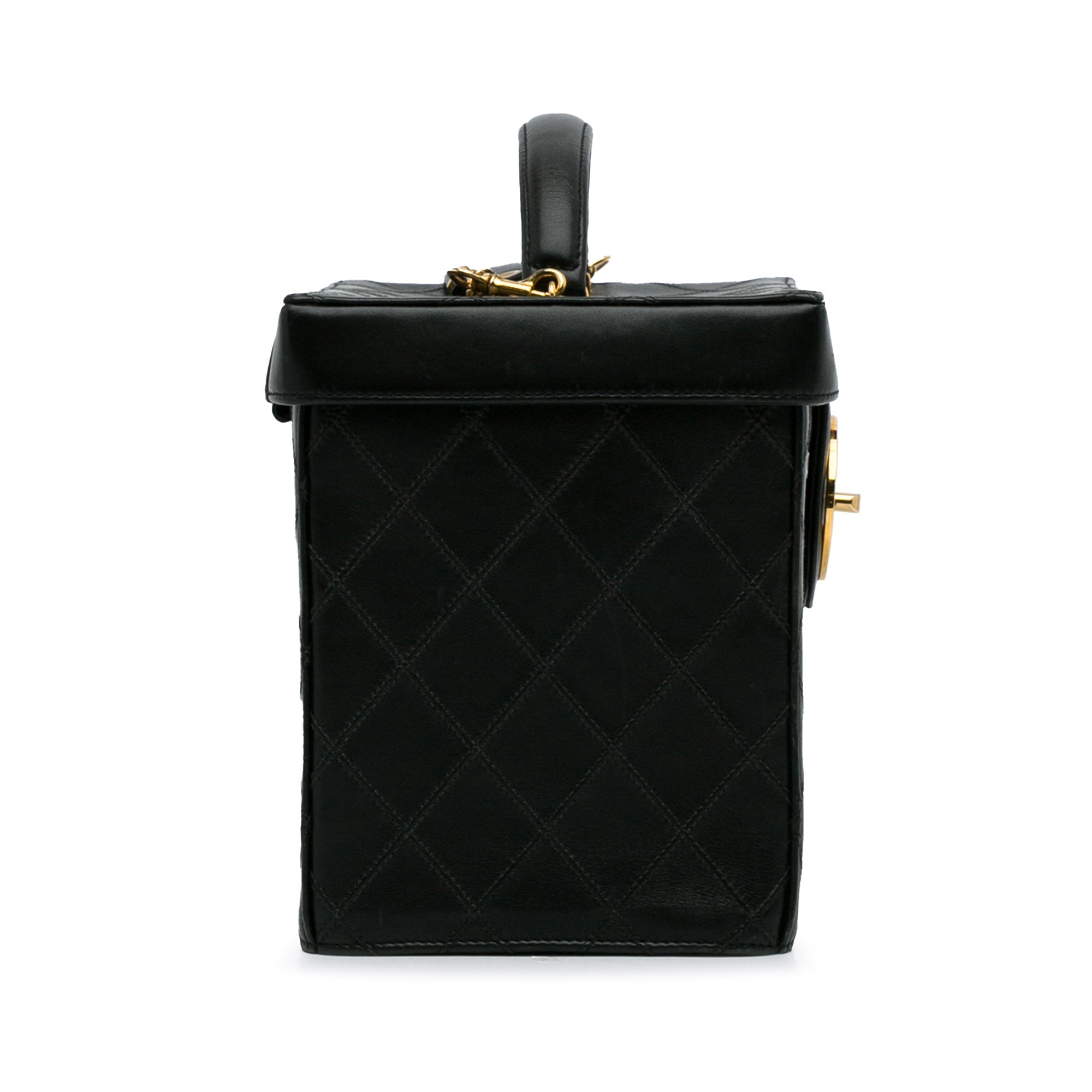 Matelasse Lambskin Vanity Bag