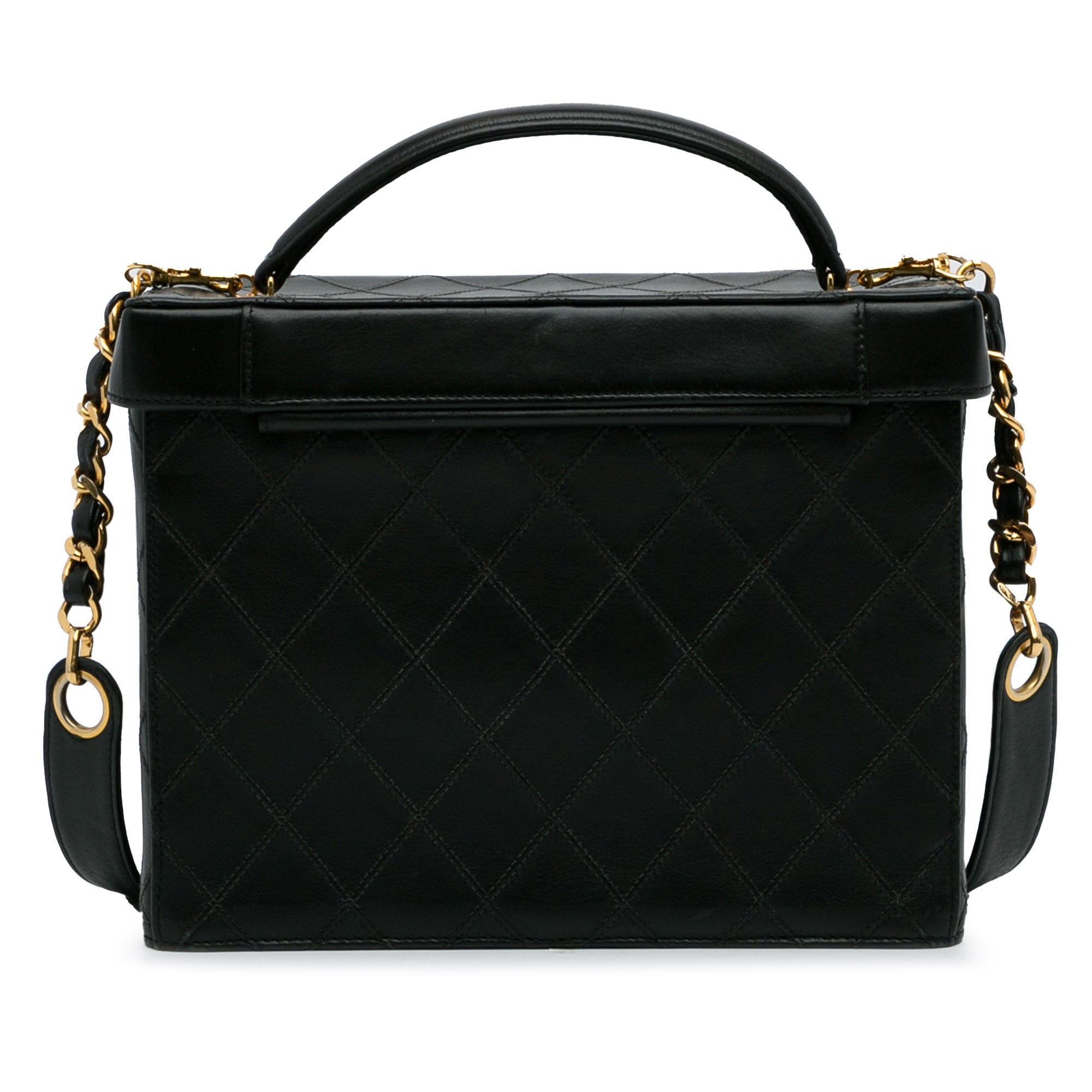 Matelasse Lambskin Vanity Bag