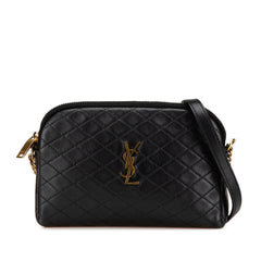 Mini Quilted Lambskin Gaby Zippered Pouch