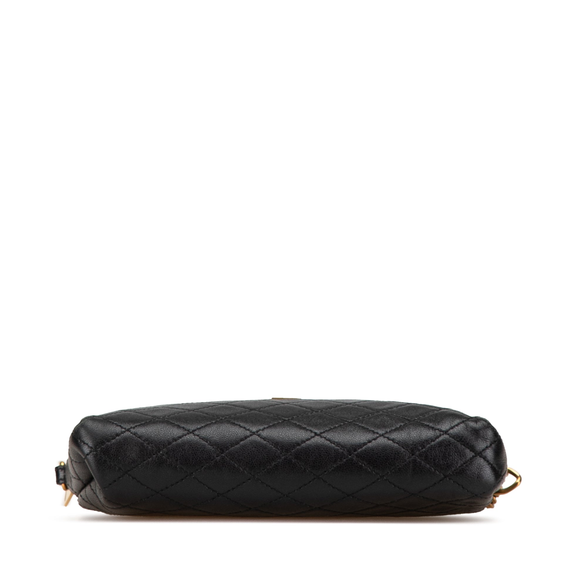 Mini Quilted Lambskin Gaby Zippered Pouch