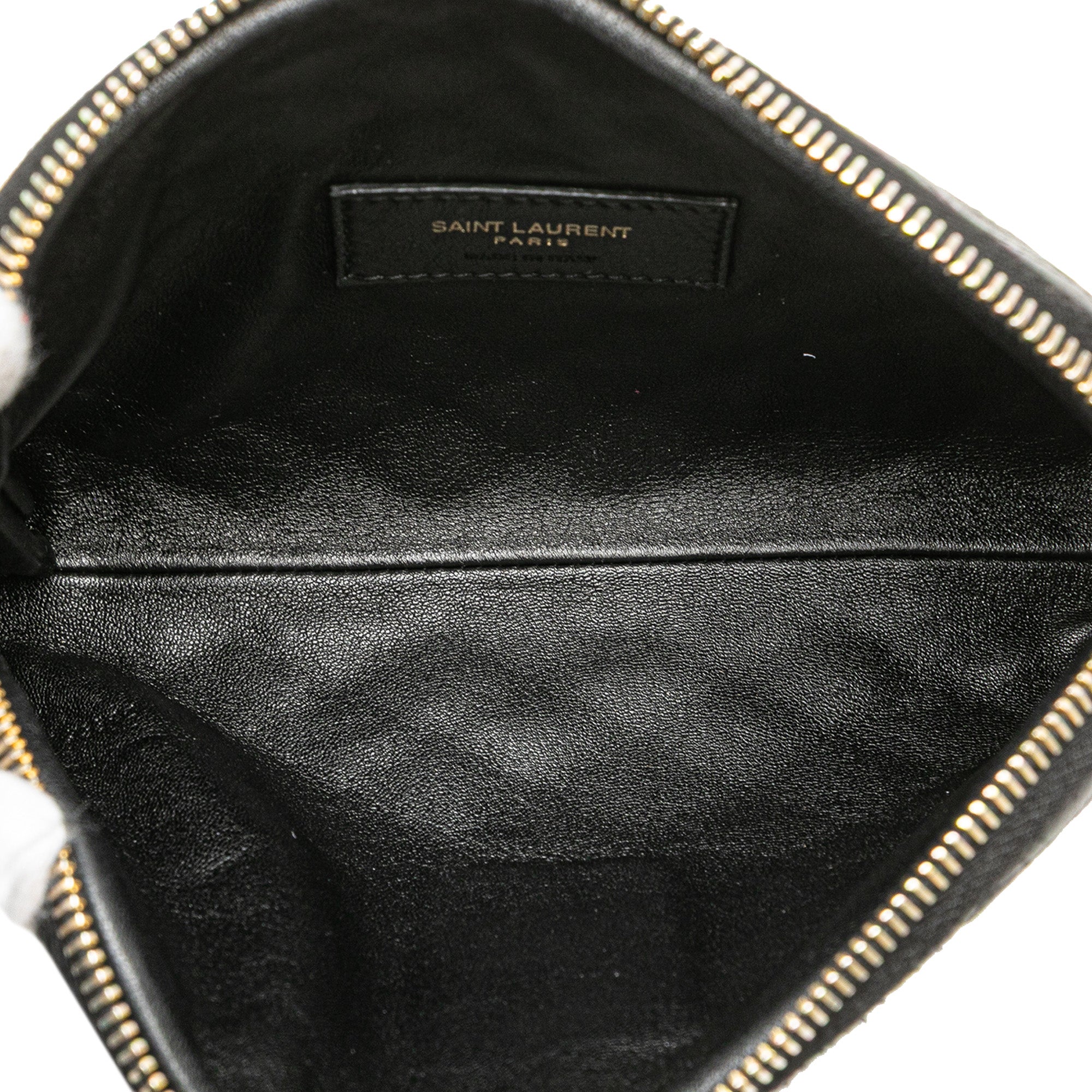 Mini Quilted Lambskin Gaby Zippered Pouch