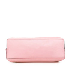 Medium Leather Bamboo Daily Satchel