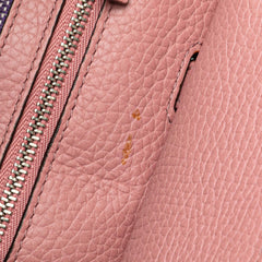 Medium Leather Bamboo Daily Satchel