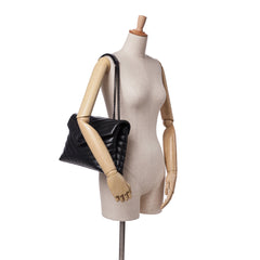 Medium Leather Monogram Monochrome Loulou Shoulder Bag