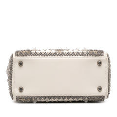 Medium Lambskin Embroidered and Beaded Lady D Lite