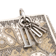 Medium Lambskin Embroidered and Beaded Lady D Lite