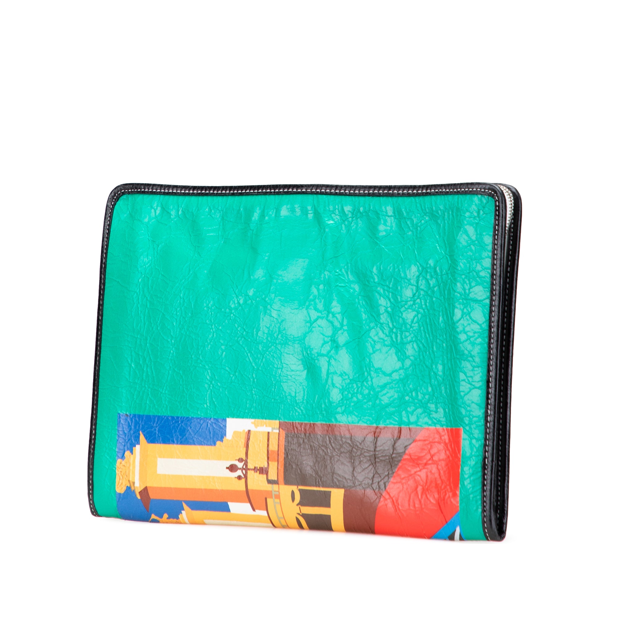 Lambskin Bazar Paris City Arena Clutch