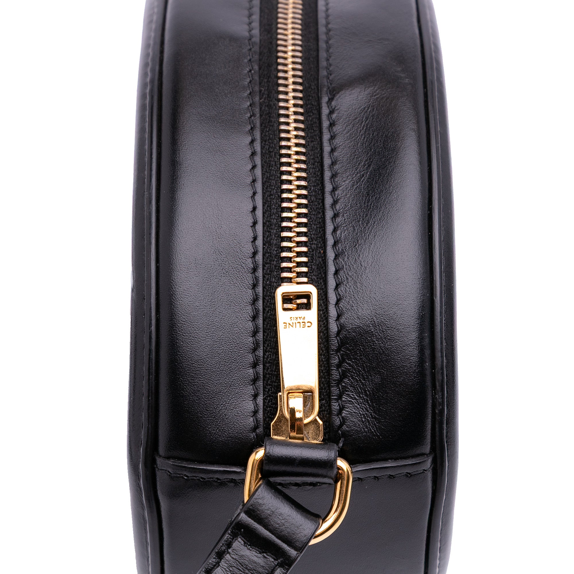 Small Calfskin Cuir Triomphe Oval Crossbody