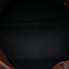 Medium House Check Trimmed Leather Horn Toggle Tote