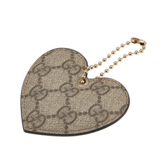 GG Supreme Heart Charm Key Chain
