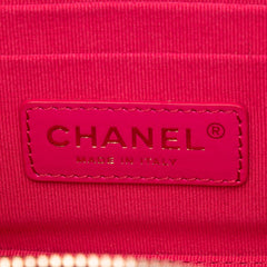 CC Quilted Calfskin Vanity Case with Chain