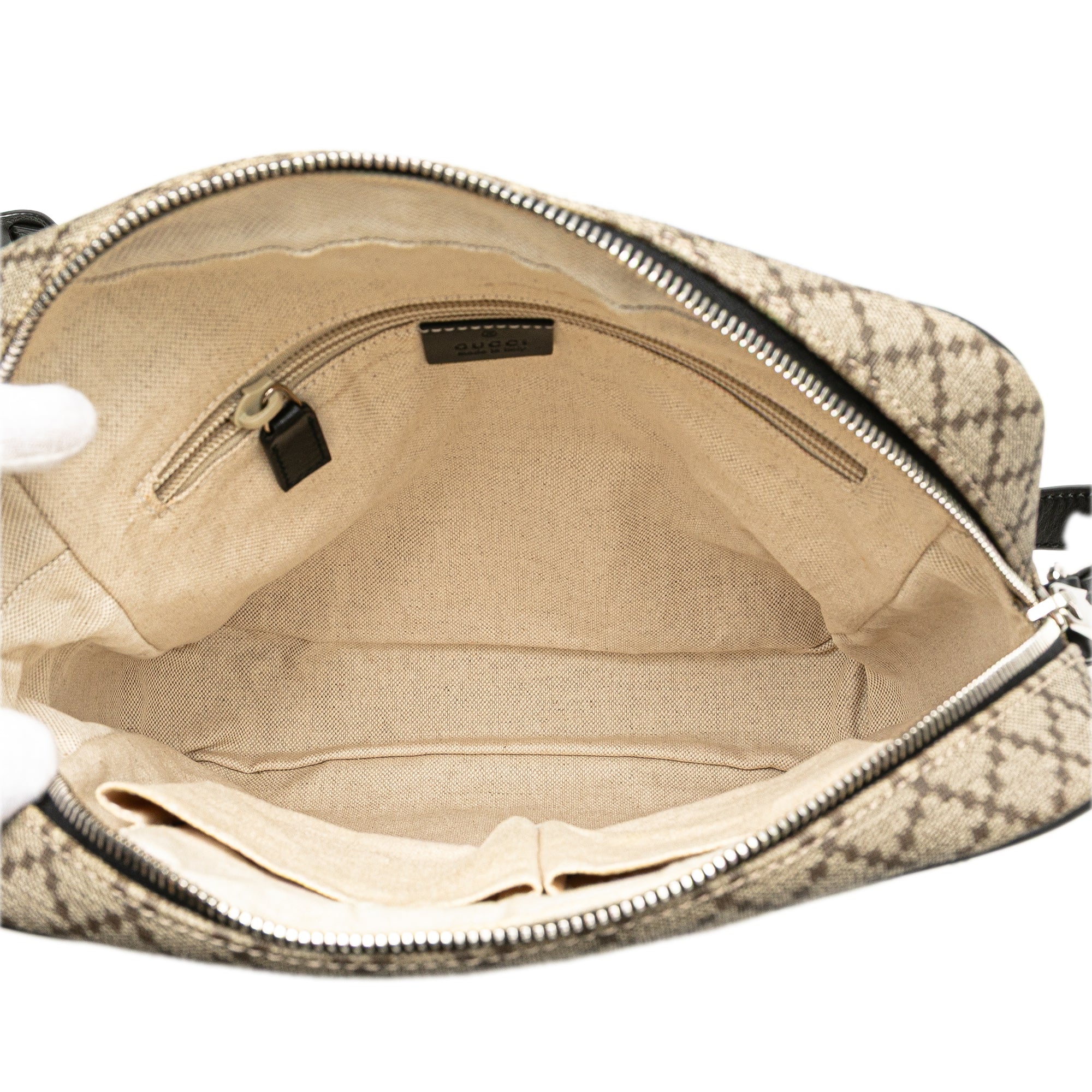 Diamante Coated Canvas Zip Crossbody