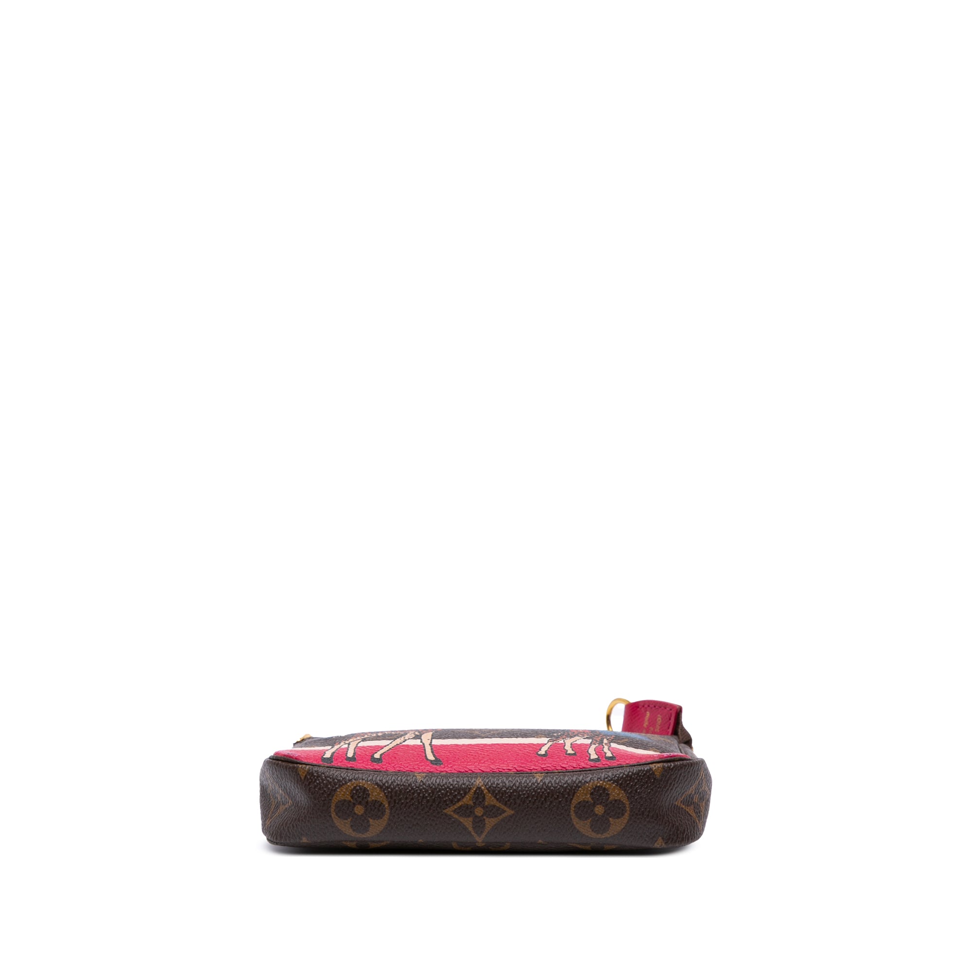 Monogram Giraffe Christmas Mini Pochette Accessoires