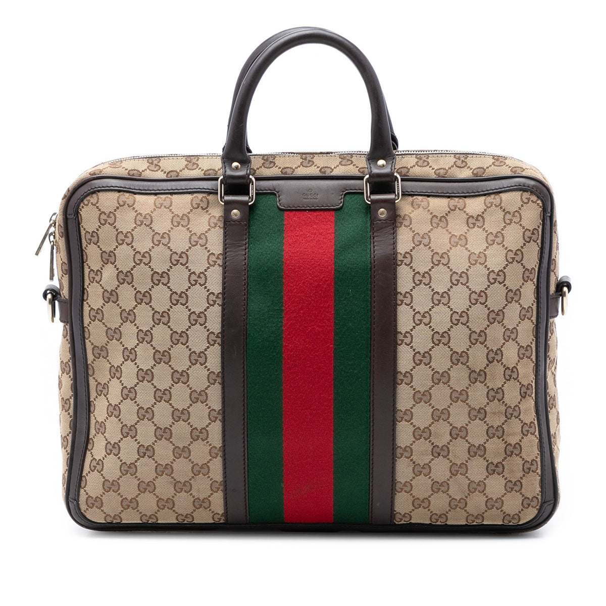 GG Canvas Web Briefcase
