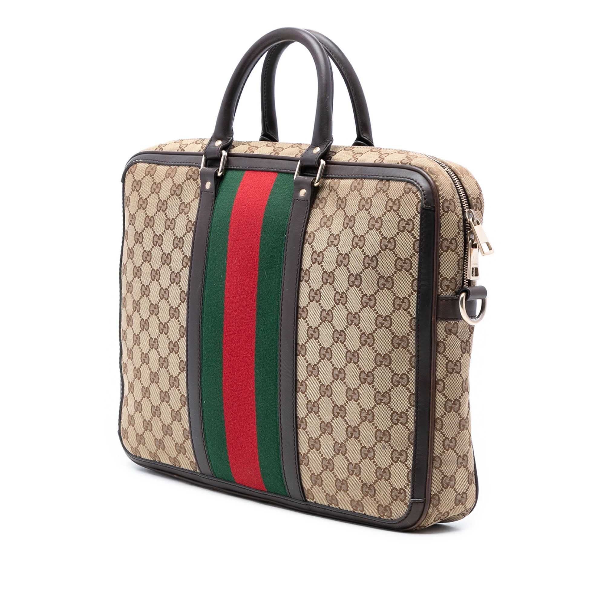 GG Canvas Web Briefcase