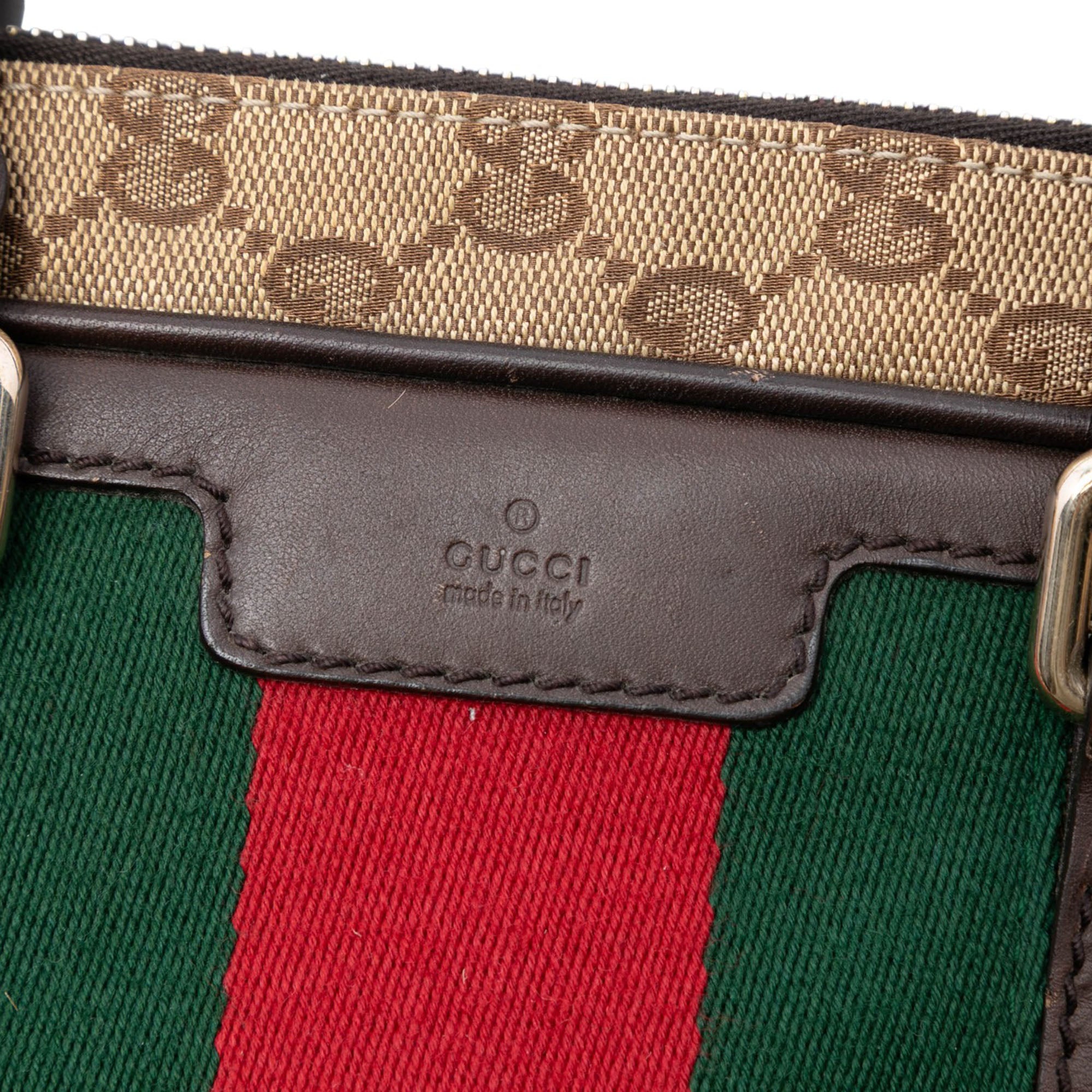 GG Canvas Web Briefcase