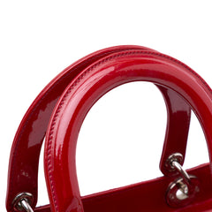 Medium Patent Cannage Lady Dior