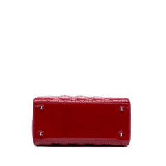 Medium Patent Cannage Lady Dior