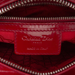 Medium Patent Cannage Lady Dior